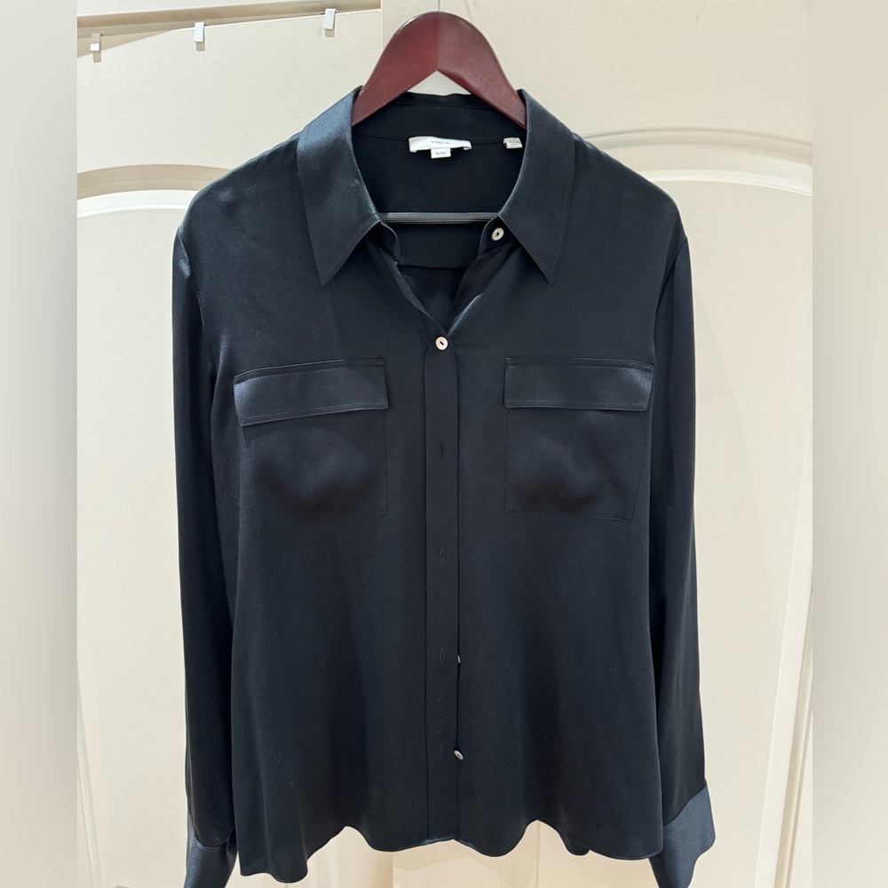 Vince button-down blouse size XL